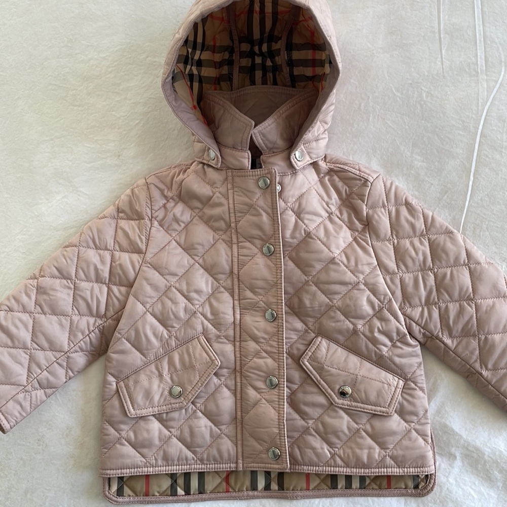 Burberry Pink Quilted Jacket - Picture 10 of 12
